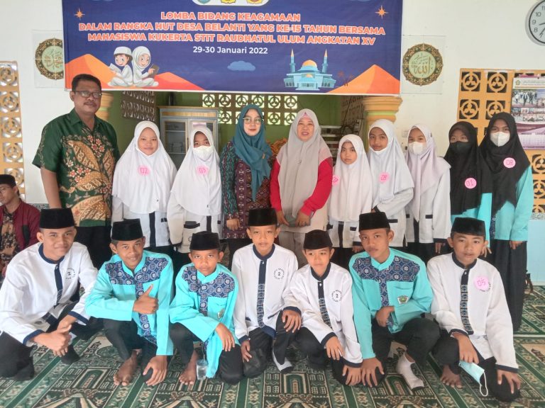 Peserta Didik MTs Negeri 2 Ogan Ilir Ikut Lomba Rangka HUT Belanti