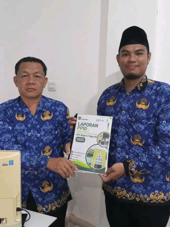 Serahkan Laporan PPID Tahun 2025 ke PPID Unit Kanwil Kemenag Sumsel